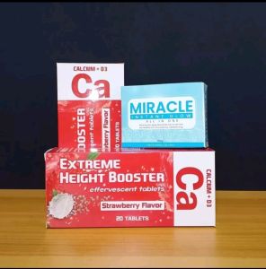 Extreme Height Booster 20 Strawberry Flavored Effervescent Tablet