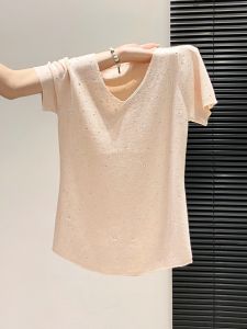 LUOSHAO | Light Mature Style Breathable Slimming T-Shirt