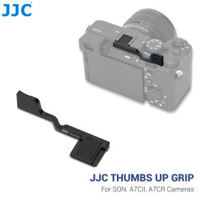 JJC Metal Hot Shoe Thumbs Up Grip Camera Portable Bracket Mount for Sony A7CII A7CR A7C II Camera Handgrip Thumb Rest Grip