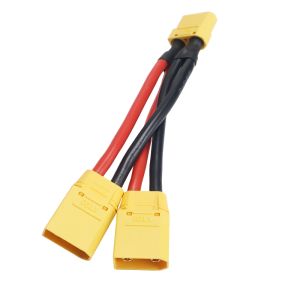 Xt90 XT90H Y Splitter Connector Dây Silicon 3 Đầu Nối Dài Cho Pin Lithium Mô Hình Máy Bay Nam/Nữ Cáp