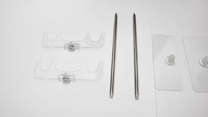 T8/T20 Plant Light Tube Vertical Stand 【Adjustable Grow Light Stand Rack】 Acrylic Holder for Hydroponics Lighting Fixture 