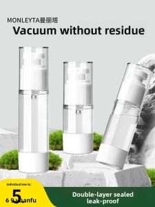 MONLEYTA | Vacuum Press Travel Cosmetic Spray Moisturizing Sample Bottle Foundation Liquid Water Cream Empty Bottle Sprayer