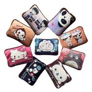 Cartoon Rechargeable Hot Water Bag Explosion-Proof Electric Heater Student Stomach Heating Pad Hot Compress Warm Belly Heating Pads Electric Warmer Hand Warmer