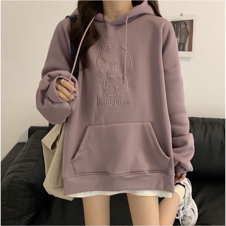 Sweater hoodie hotsell wanita lazada