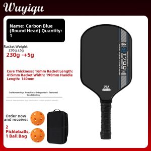 WUYIQU | Carbon Fiber T700 Integrated Full Set Pickleball Rackets