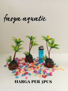 aquarium aquascape hiasan akuarium pohon kelapa nyiur /3pcs