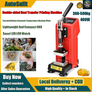 Rosin Press Machine 400W 220V - Manual Heat Press 2x3 1000lbs With LCD Display | For DIY & Small Business | Compact & Anti-Rust Design (Stainless Steel)