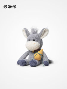 Cute Plush Donkey Doll Comfort Toy Sleeping Companion Dolls Soft Stuffed Animal Toys for Kids Gift