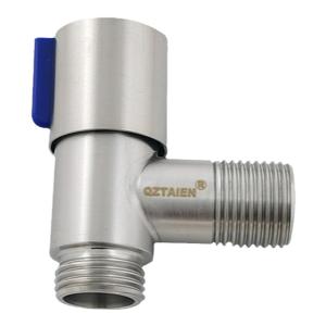 Vòi Góc Bằng Thép Không Gỉ 304 G1/2 Siêu Ngắn Có Đầu Nối G Vòi Nước Cho Bồn Cầu Và Máy Giặt Vòi Góc Bằng Đồng Có Thể Điều Chỉnh Lưu Lượng