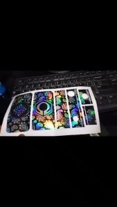 HOLOGRAM Stiker Garskin Hex ohm V3 & Oframe Artis