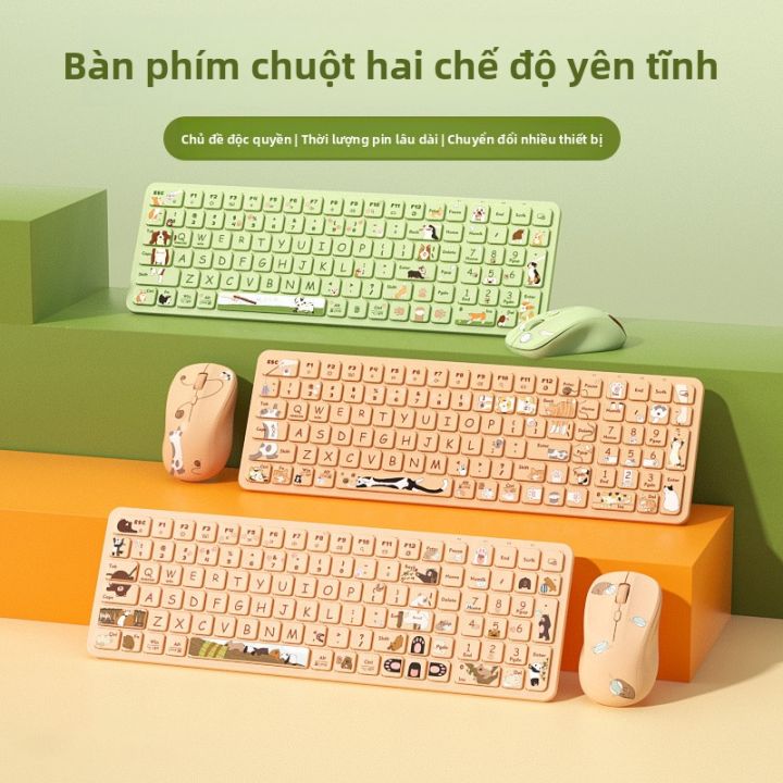 B．O．W | Bộ Bàn Phím và Chuột Bluetooth Không Dây cho Văn Phòng | Lazada.vn