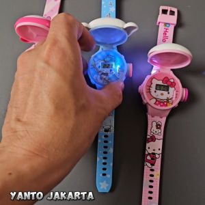 Jam tangan anak perempuan melody kuromi cinnamoroll laser