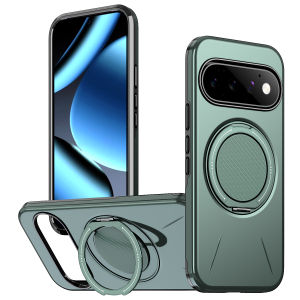 360°Rotating Metal Car Holder for Magsafe Magnetic Phone Case for Google Pixel 9 10 11 Pro XL 10A Shockproof Protection Cover