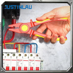 JUSTINLAU 1PC Insulated Wire Pliers Multifunctional Pointed Nose Pliers High Voltage Resistant 1000V Pliers Electrical Tools