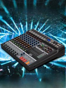 Mixer Professional with Balanced DSP Reverb Effect Bluetooth USB Recording Stage Performance KTV For Home Conference Room