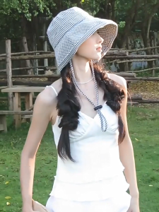 MATEYOYO Fashion Sun Cap Womens Beach Hat Fisherman Hat Foldable Sun-proof Hat Casual Sun Hats Portable Fisherman Cap Large Brim Cap Sun Protection Cap Sun Screen Hats for Summer Outdoor Travel