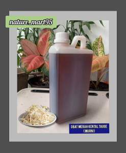 Obat Merah kental Murni ( Penghambat akar tauge + Pemutih Tauge )