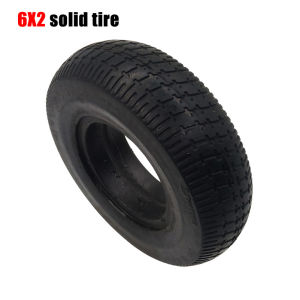 6Inch Solid Tire Wheels 6x2 Explosion-Proof Tire For Electric Scooter Wheelchair Wheel Chair Truck F0 Pneumatic
