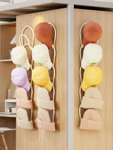 MENGBINFEN | Multi-function Non-drilling Hook Hat Storage Rack