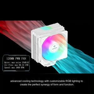 upHere 5V 3Pin ARGB RGB CPU Air Cooling Fan 120mm Computer Fans PWM
