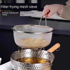 Strainer Basket For Cooking Noodles Deep Frying Hotpot Blanching Draining