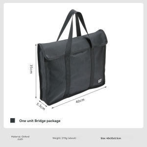 CAMPINGMOON G-38-B Folding Net Table Storage Bag Multifunctional Camping Outdoor Picnic BBQ Foldable Desk Tablecloth Tote Bag