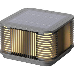 รั้วไฟเสาพลังงานแสงอาทิตย์ LED โคมไฟติดผนังไฟตกแต่งบ้านพลังงานพลังงานแสงอาทิตย์กันน้ำกลางแจ้งประตูวิลลาประตูสวน