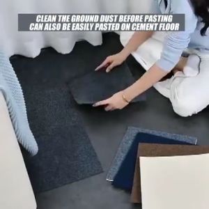 Modern Style Home Décor: Self-adhesive Floor Carpet Tiles