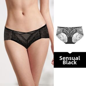 ManiForm | Comfort Lace Panties Thin Breathable Cotton Crotch Women Briefs