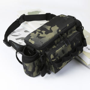 กระเป๋าคาดเอวลูกฟุตบอลแบบสะพายข้างสำหรับตกปลา กระเป๋าใส่ปลอมอเนกประสงค์ ทนทานต่อการสึกหรอ กระเป๋าสะพายไหล่แบบลำลองสำหรับชายและหญิง