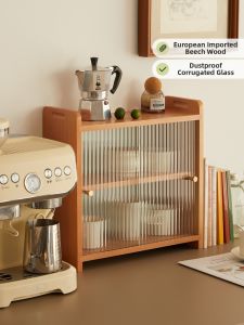 Solid Wood Dust-Proof Adjustable Multi-Layer Shelf