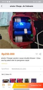 aerator 8 battrei tahan 80 jam