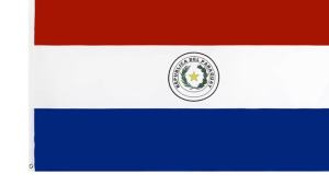 FLAGLINK 90x150 Cm Cờ Polyester Paraguay Để Trang Trí Treo Cờ In Hình Có Cột Cờ Bằng Nhựa