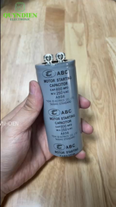 Tụ Khởi Động Cho Động Cơ Motor Điện Đề Pa Động Cơ Công Suất 600uF (600MFD) 250v - LinhKien HD