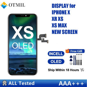 OLED pantalla For iPhone X XR XS LCD Display Touch Screen 3D Touch Screen Digitizer For iPhone XSmax XS MAX OLED LCD Replace