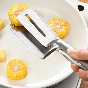 ตะหลิวคีบอาหาร ที่คีบสแตนเลส ที่คีบของทอดปลา ที่หนีบอาหาร ที่หนีบของทอด ตะหลิวคีบได้ ที่คีบสเต็ก ที่คีบเนื้อ