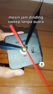 Mesin Jam Dinding Standard Lengkap dengan Jarum Jam Menit Detik Murah