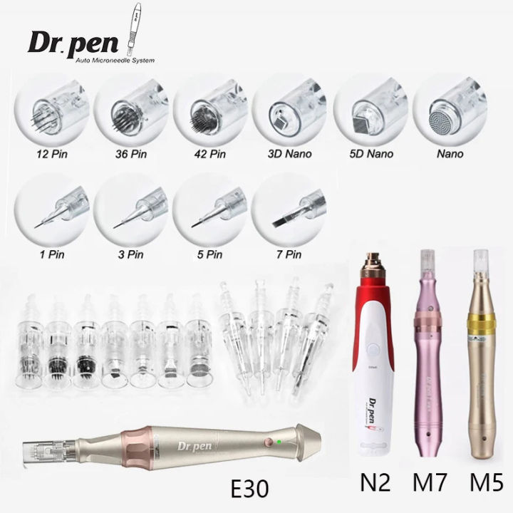 Dermapen 10 Pcs Original Manufacturer N2 M5 M7 E30 Derma