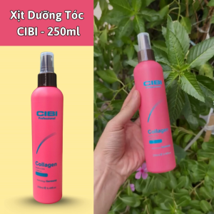 Xịt Dưỡng Tóc Collagen CIBI - 250ml  Giúp Tóc Mượt Mà Óng Ả  Chính Hãng .