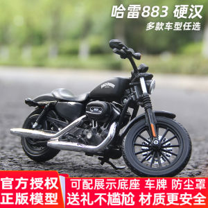 Maisto 1:12 Scale Harley Davidson 883 Road King Dana Motorcycle Model Realistic Collectible Toy Gift for Boys And Adults