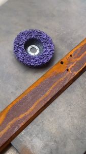 Poly Strip Disc Abrasive Wheel Paint Rust Remover Clean Grinding Wheels for Motorcycles Durable Angle Grinder Car 100mm Paint Rust Removal Grinding Disc for Angle Grinder Accessories Diamond Poly Strip Disc Abrasive Wheel Sanding Wheel