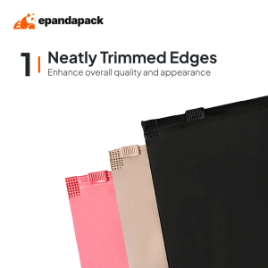CPE Zipper Bag Thick Plastik Ziplock Beg Simpanan Storage Hitam Pink Khaki Pek Bungkusan Reseal