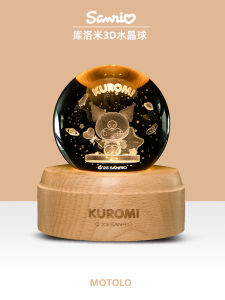 Sanrio Girls Birthday Gift Crystal Ball Night Light Kawaii Hello Kitty New Year Gift Box for Girlfriend Creative Festive Supplies
