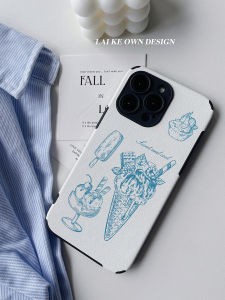 Summer Dessert Party Ice Cream Pattern Mobile Phone Case Clear  Style Huawei Honor  Xiaomi Full Cover Soft Shell