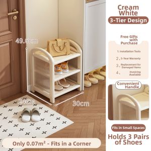 TUOJUE | Multifunctional Small Shoe Rack Narrow Design Space-saving
