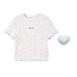 3D Heart Design Women T-Shirt