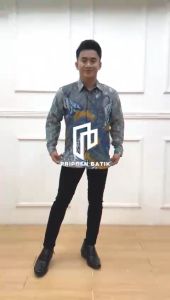 Kemeja Batik Kluwung - Batik Pria - baju batik pria Lengan Panjang