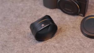 JJC | JJC Lens Shade For Ricoh GR IV HDF GR IV Monochrome GRIV GR4 Lens Hood Compatible with JJC F-WMCUVG3 Filter JJC LC-GR4