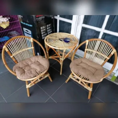 KURSI TERAS ROTAN HARGA GROSIR LANGSUNG PENGRAJIN