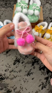 Sepatu Bayi Perempuan Usia 0 6 12Bulan Model Boots Motif Love - Baby Shoes Prewalker Nyaman Dikaki Anti Slip Style Lucu Menggemaskan BISA BAYAR DItempat